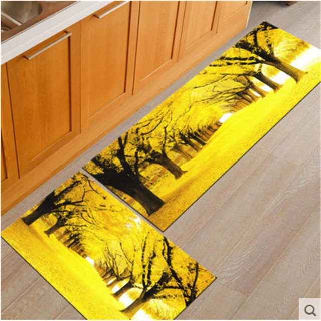 Skørter | Long Absorbent Patterned Non-Slip Kitchen Mats