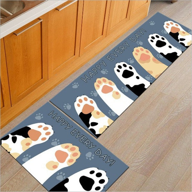 Skørter | Long Absorbent Patterned Non-Slip Kitchen Mats