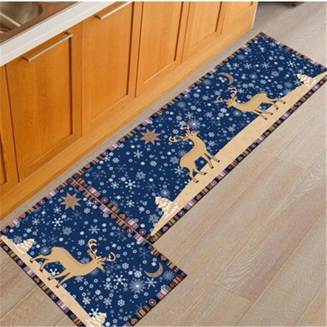 Skørter | Long Absorbent Patterned Non-Slip Kitchen Mats
