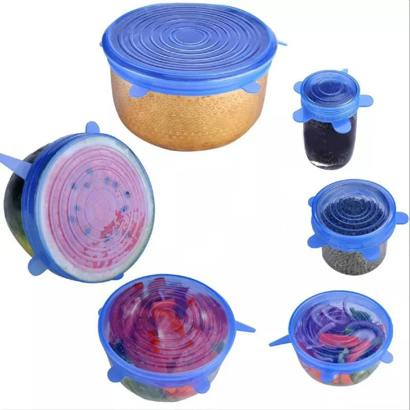 Skorter | 6-piece Set Flexible Silicone Lid