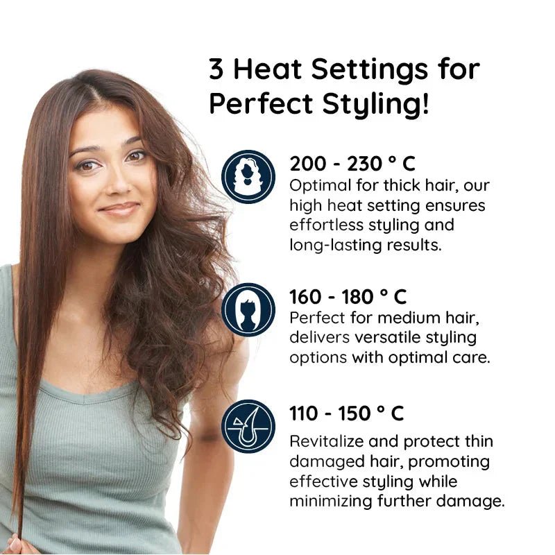 Professional 2 in 1 Rotating Iron Hair Brush - SKØRTER