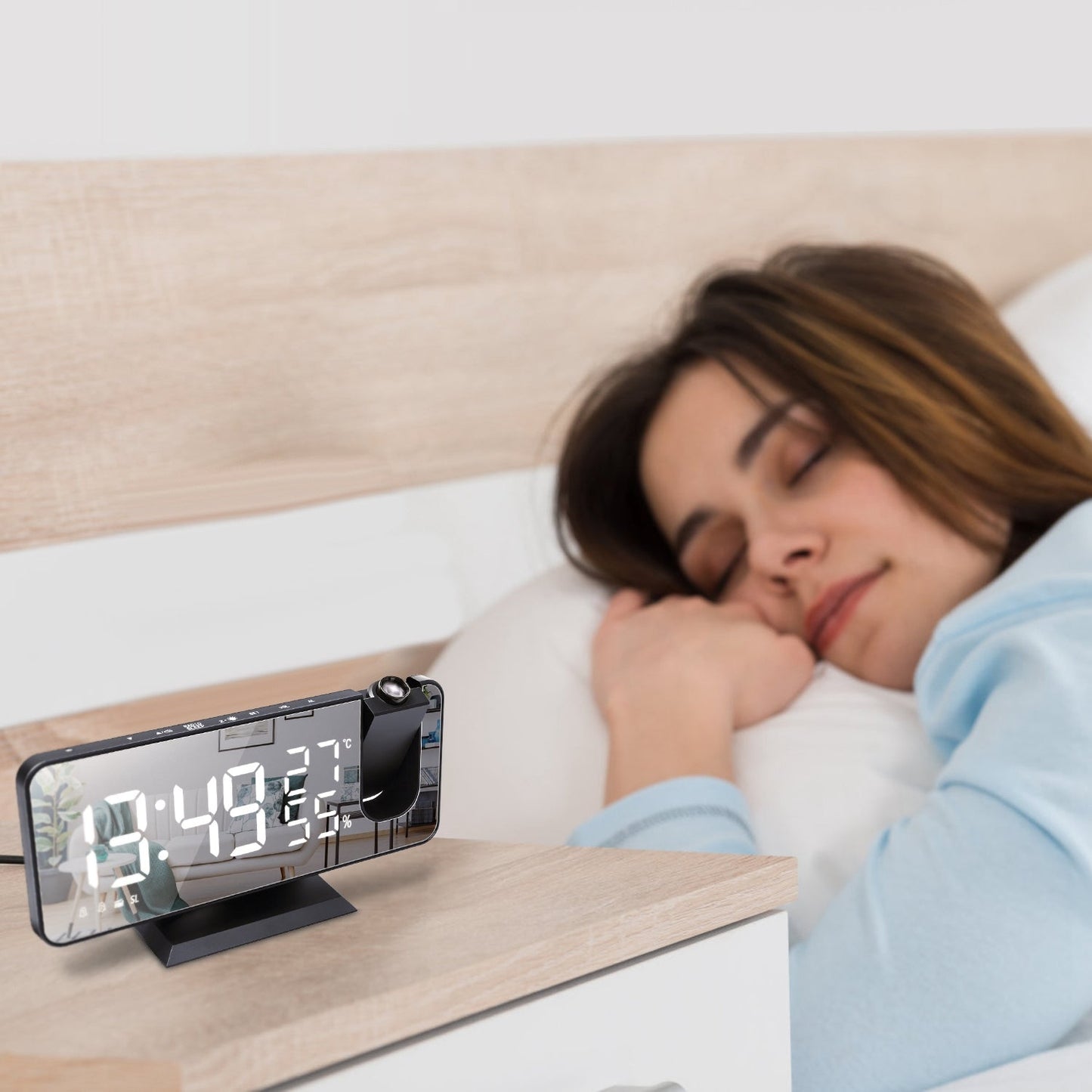 Skorter | Projector Alarm Clock with Radio Function