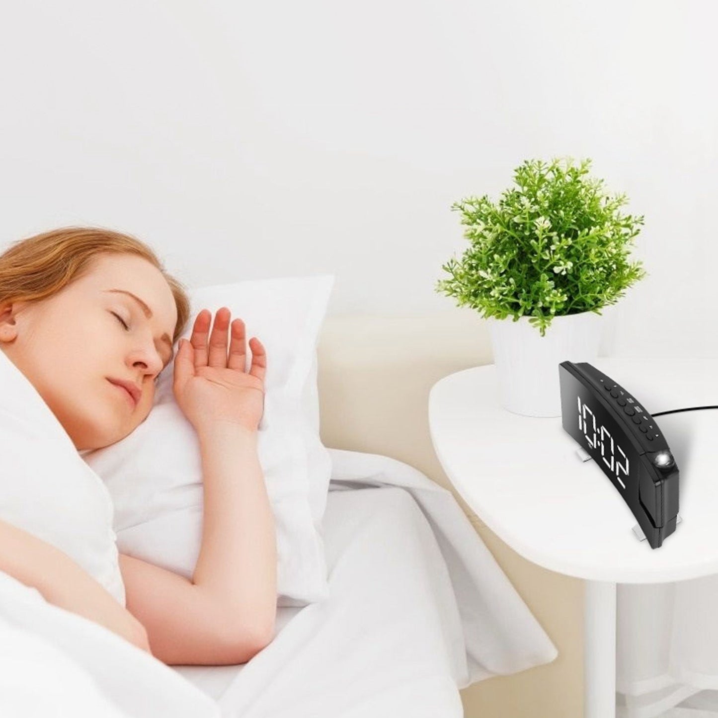 Skorter | Projector Alarm Clock with Radio