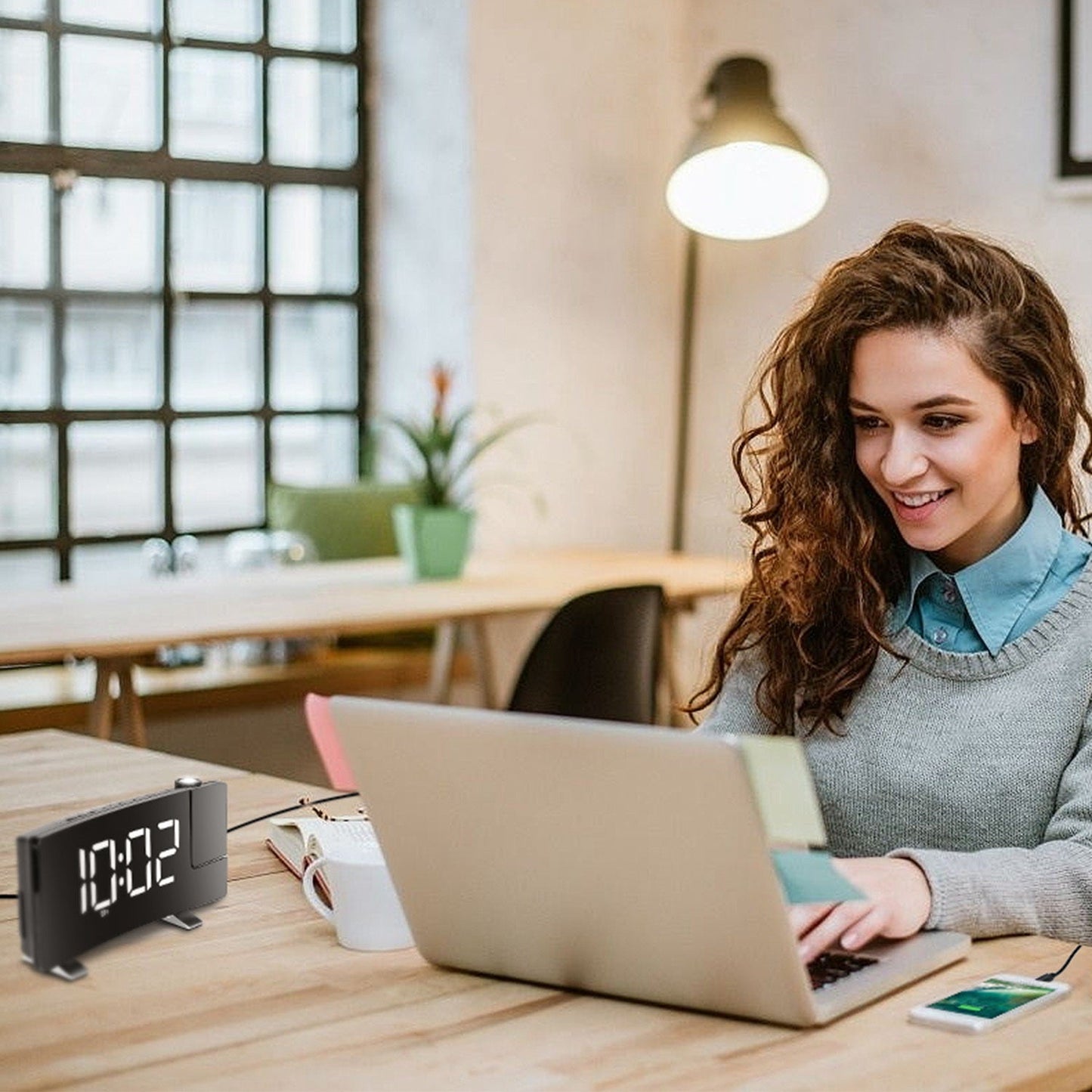 Skorter | Projector Alarm Clock with Radio