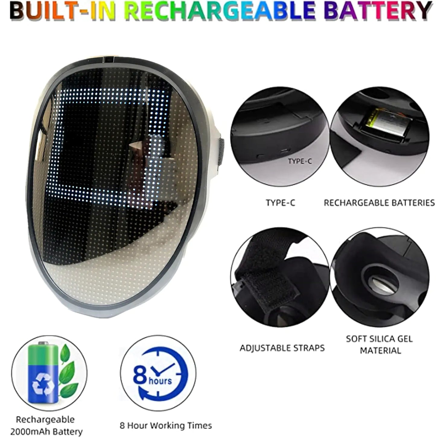 Skorter | Bluetooth LED Mask