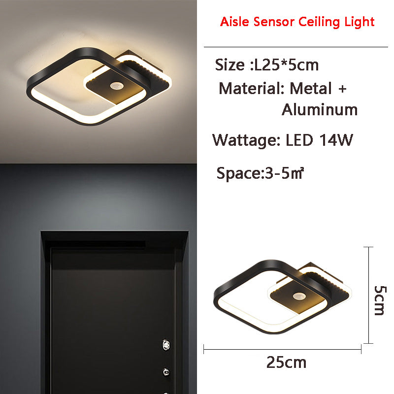 Skorter | MotionGlide PIR Motion Sensor LED Ceiling Light | Smart Lighting | Energy Efficient | Perfect for Hallway & Bathroom
