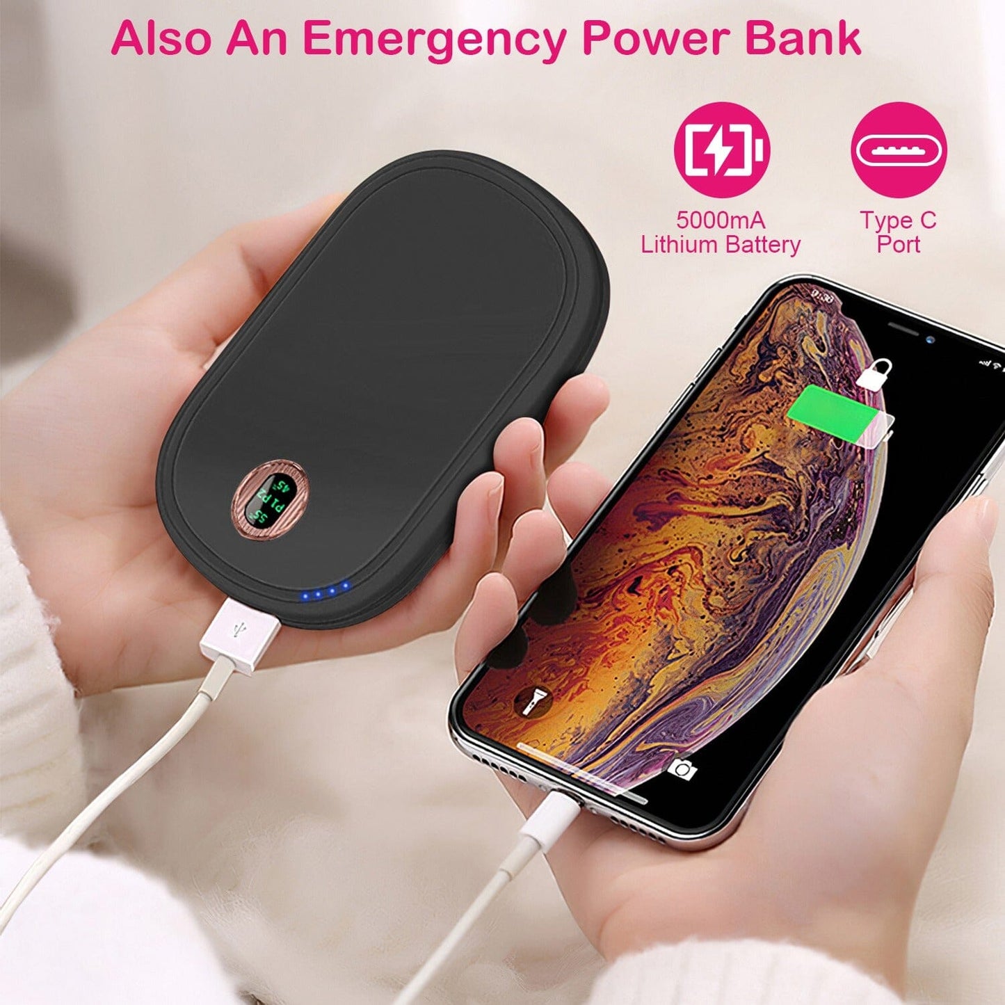 Skorter | Rechargeable Hand Warmer Electric Hand Warmer