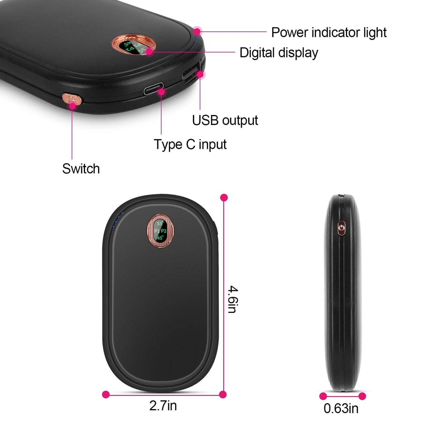 Skorter | Rechargeable Hand Warmer Electric Hand Warmer