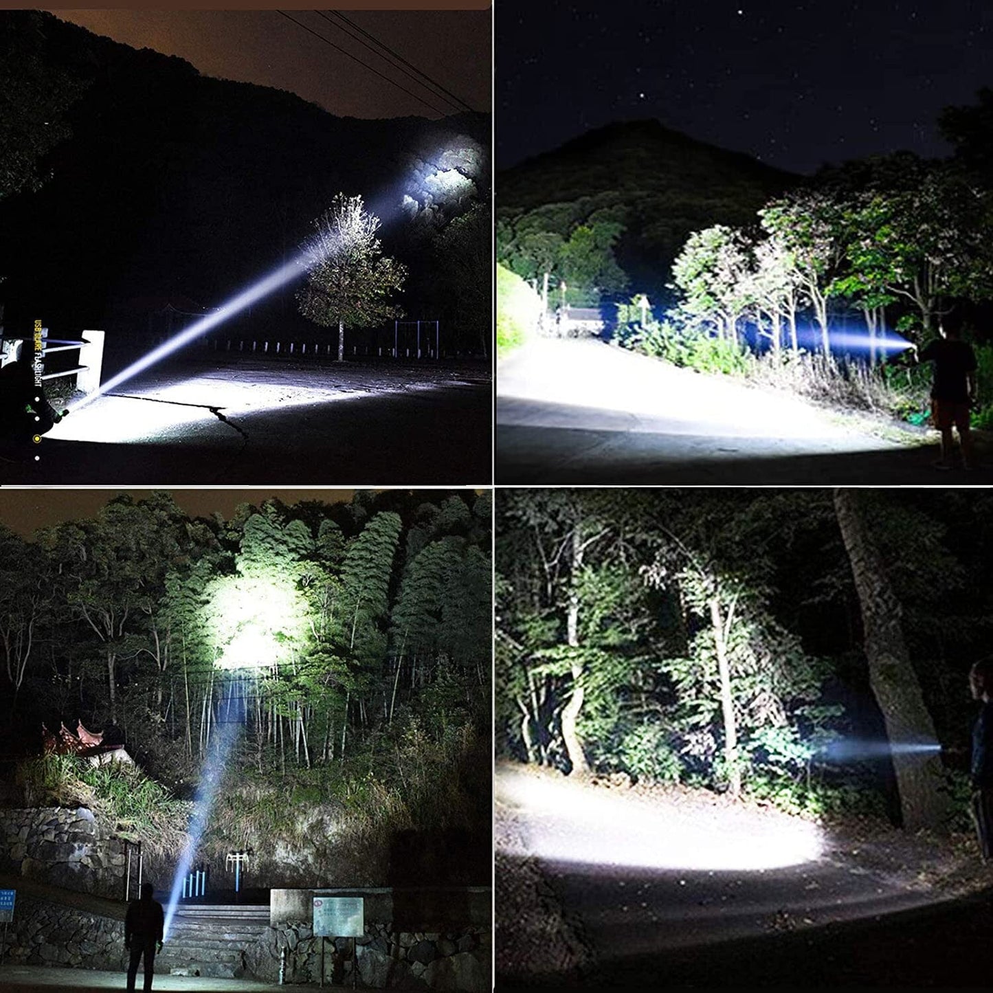 Skorter | Rechargeable LED flashlights 90000 lumen