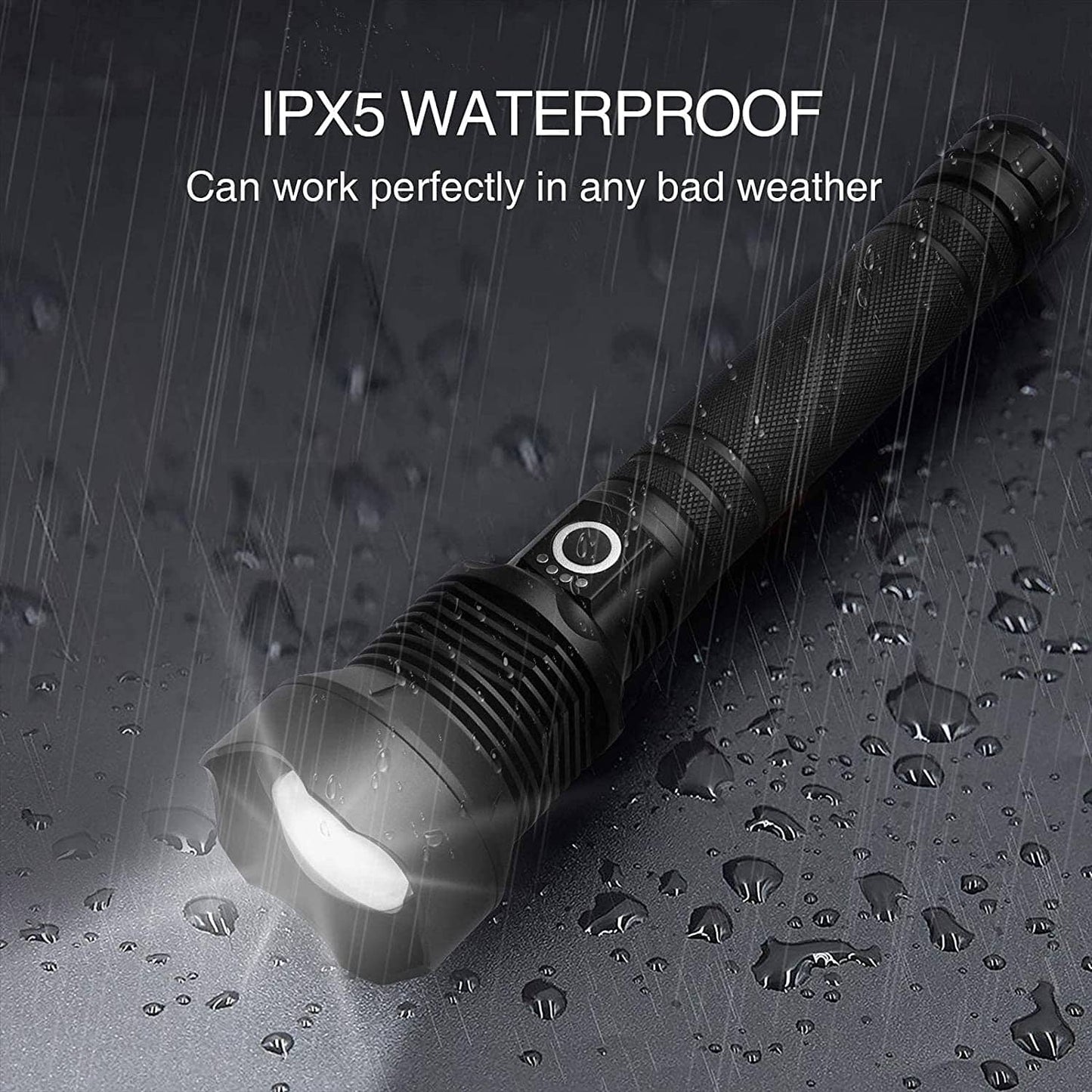 Skorter | Rechargeable LED flashlights 90000 lumen