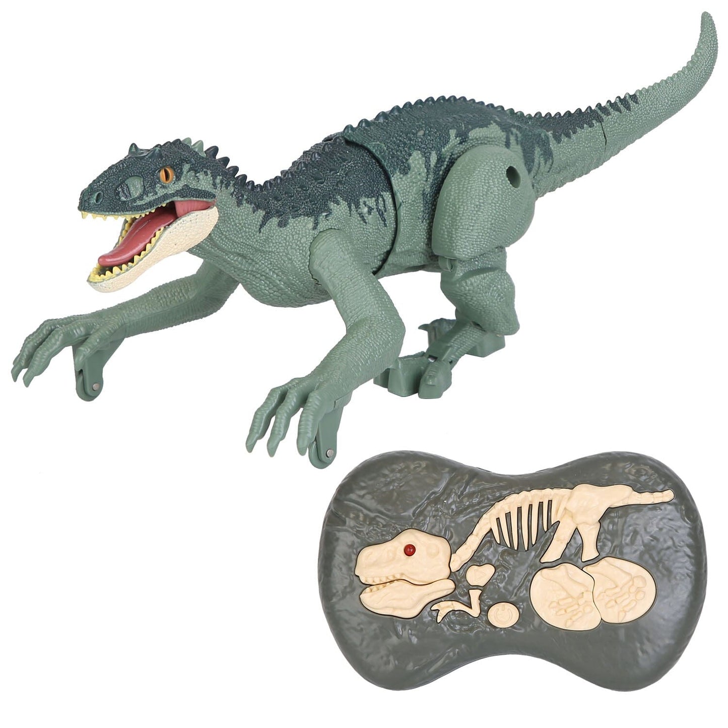 Skorter | Remote-Controlled Dinosaur with 3D Eye Roaring Sounds for 3-12 Years Old