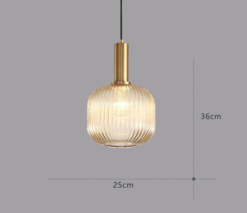 Skorter | Retro Glass Pendant Lamp - ColorVibe