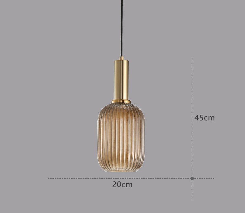 Skorter | Retro Glass Pendant Lamp - ColorVibe