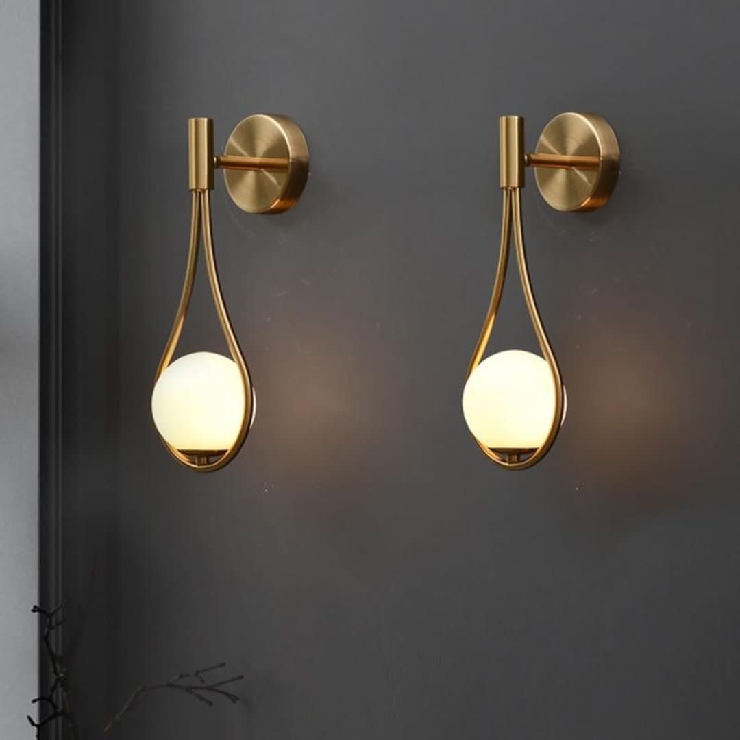 Skorter | Riva | Gold Design Wall Lamp