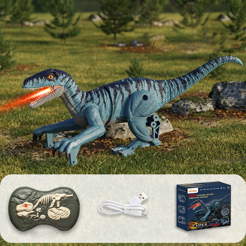 Skorter | Roarbot RC Dino – Remote-Controlled Dinosaur with Light, Sound, and Mist Effects – Realistic Walking and Roaring Fun