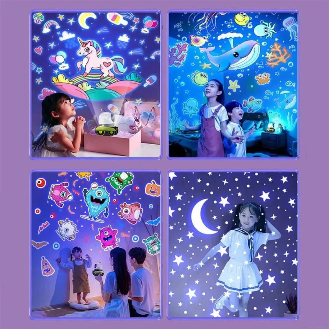 Skorter | Robot Star Mirror | Projector Lamp & Speaker