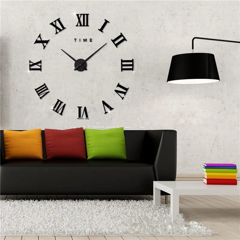 Skorter | Romantime - Unique DIY Wall Clock - Roman Numerals - Stylish and Personal