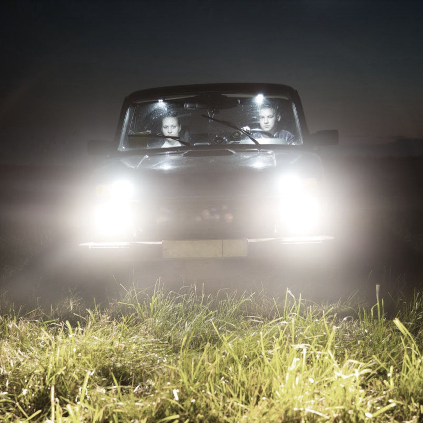 Skorter | Round LED Headlight Halo Angel Eyes for Jeep Wrangler
