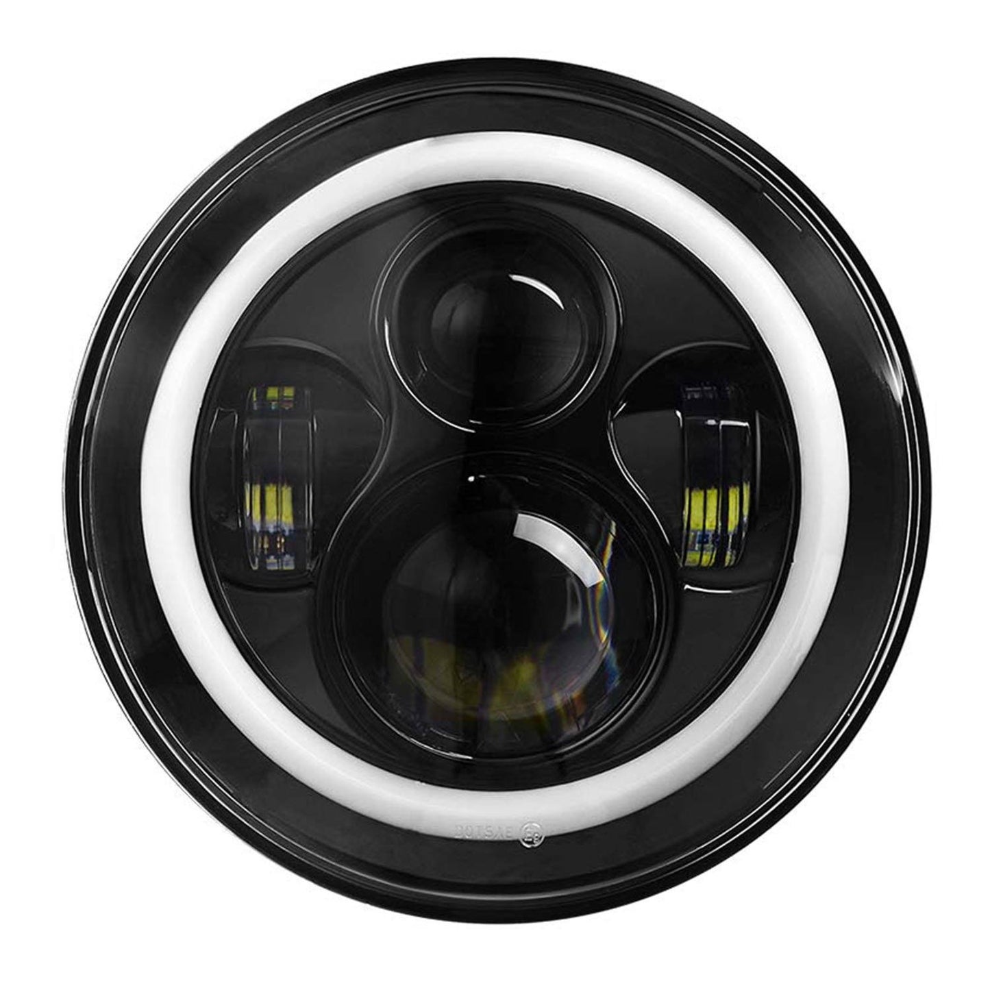 Skorter | Round LED Headlight Halo Angel Eyes for Jeep Wrangler