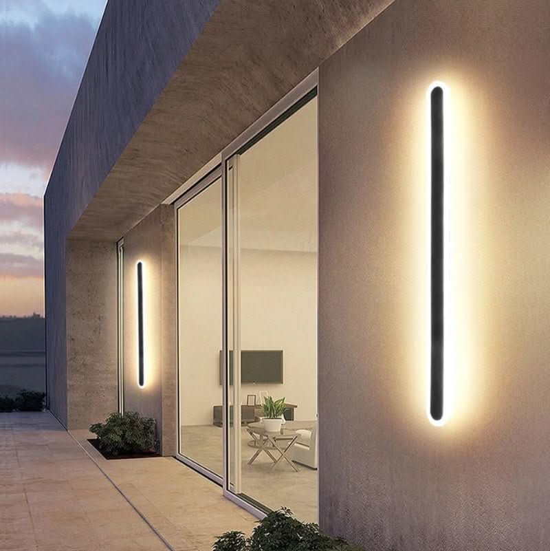Skorter | Rounded Edge Aluminum LED Outdoor Wall Light