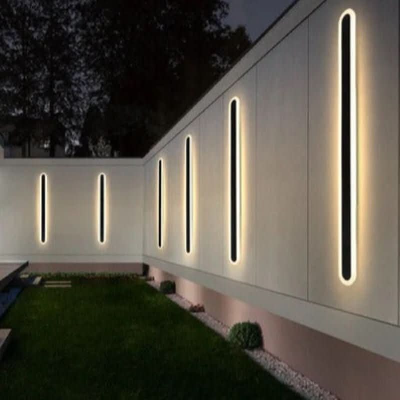 Skorter | Rounded Edge Aluminum LED Outdoor Wall Light