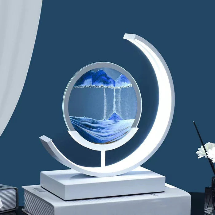 Skorter | LED Table Lamp with Moving Sand Landscape – SandLight