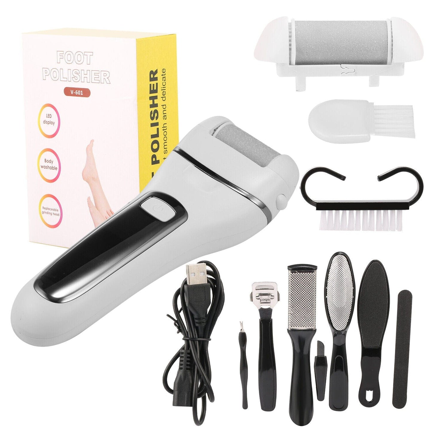 Electric Callus Remover Foot Sander Rough Feet Set