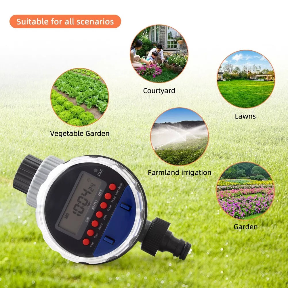 Skorter | Digital irrigation clock with LCD display – Automatic garden irrigation for plants