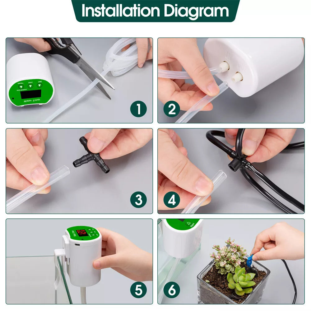 Skorter | Automatic Watering System for Indoor Plants | Smart Irrigation with Pump & Timer
