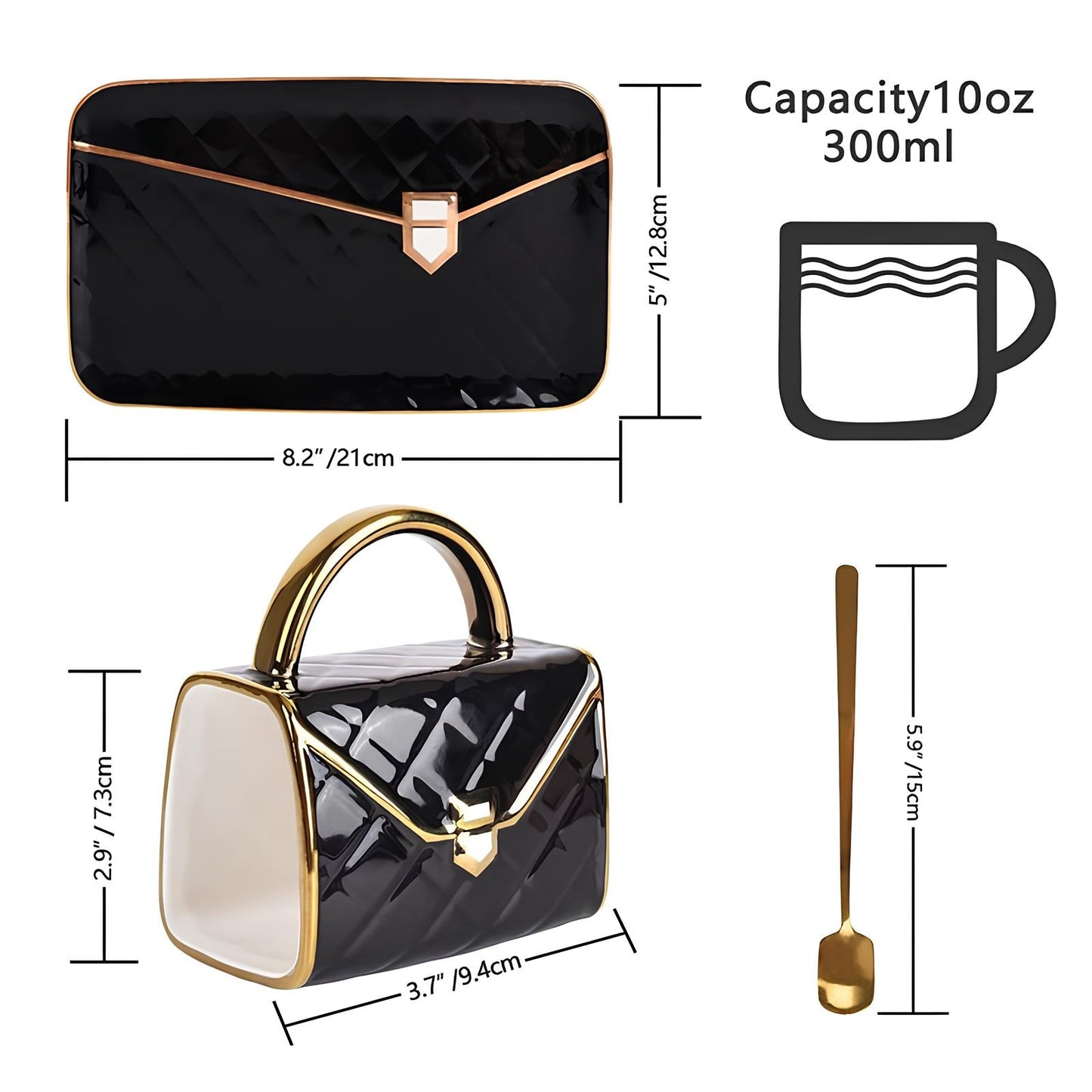 Skorter in the form of handbag