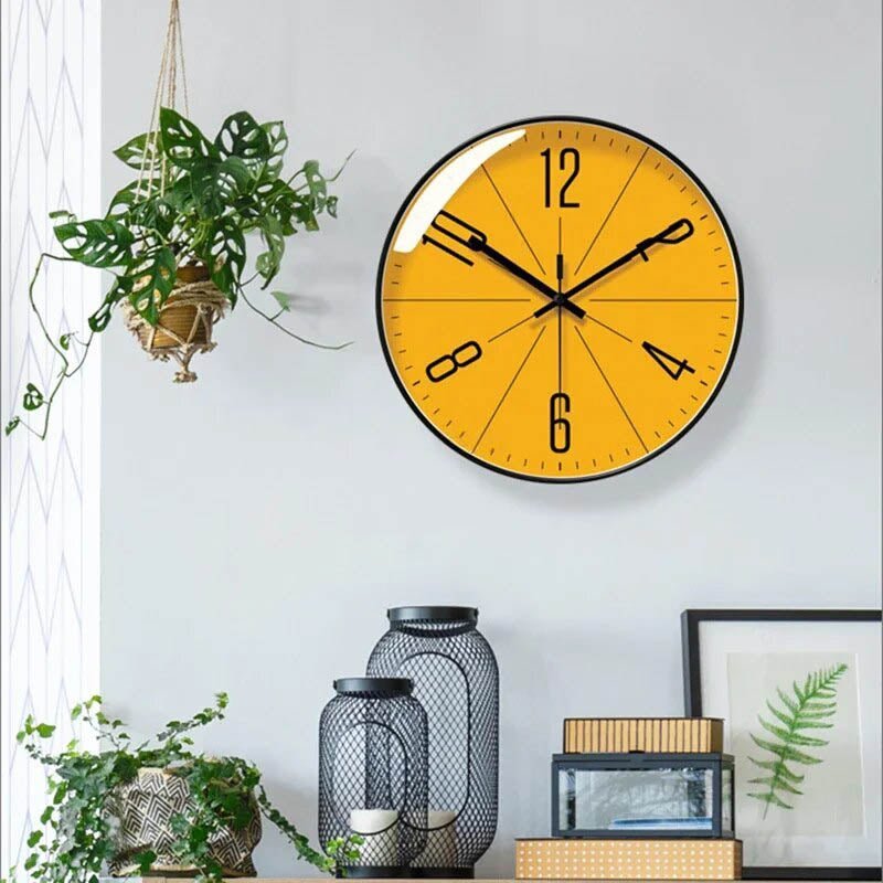 Skorter | HUSKLOK – Silent Nordic Wall Clock with Minimalist Design