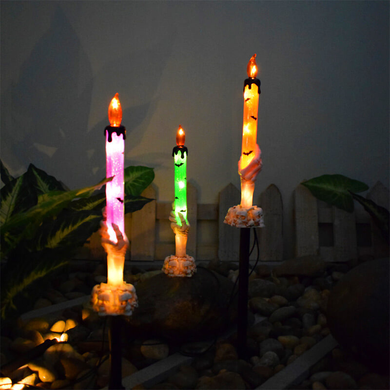Skorter | Best Gift*Solar Light Halloween Ghost Hand Candle Outdoor Floor Lamp