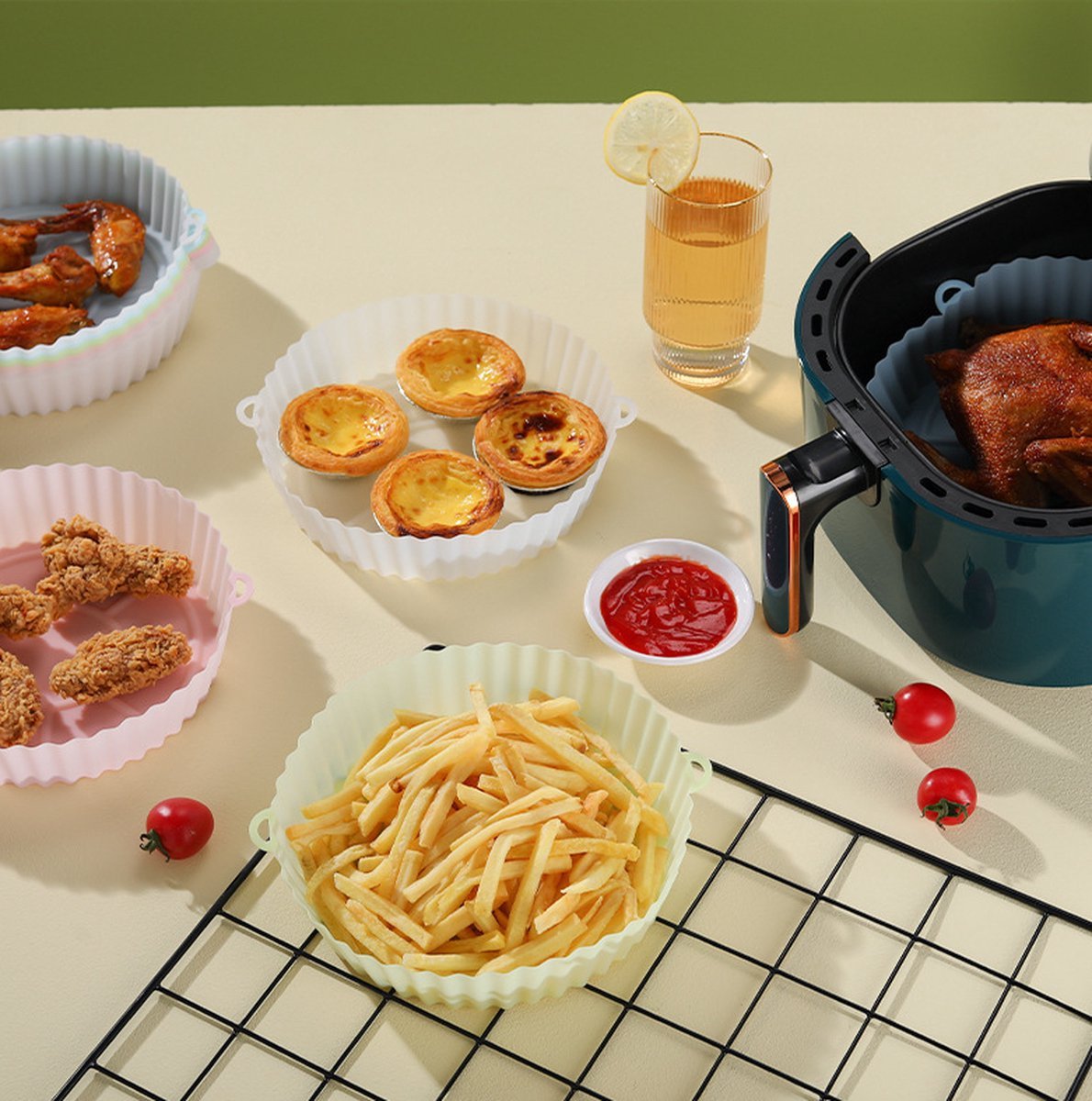 Silicone Air Fryer Tray - SKØRTER