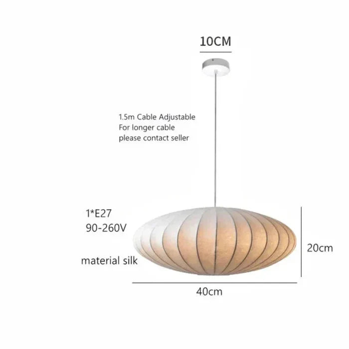 Skorter | Silk Crown Crystal Pendant Lamp