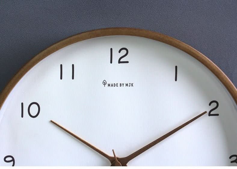 Skorter | Silent Solid Wood Analog Wall Clock