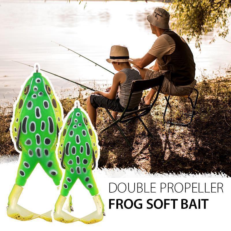 Skorter Double Propeller Frog Soft Bait - SKØRTER