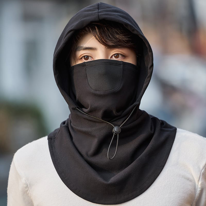 skorter | Hooded Face Mask With Neck Warmer For Cycling