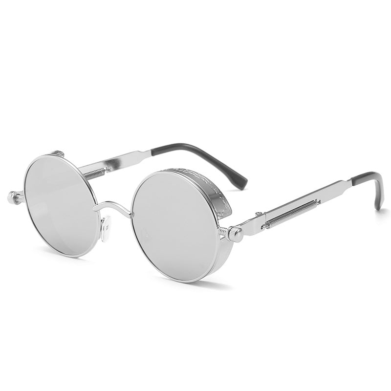 Skorter | Sunglasses Steampunk Round Lens Metal Frame Unisex Glasses