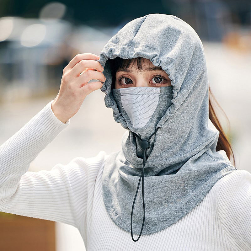 skorter | Hooded Face Mask With Neck Warmer For Cycling