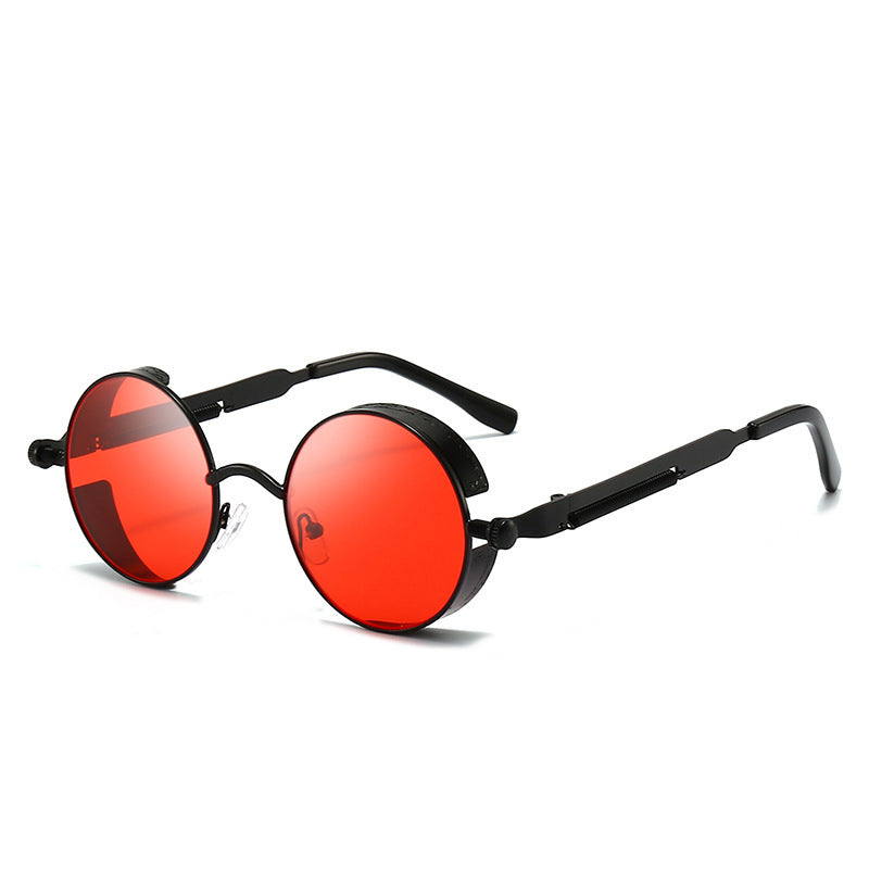Skorter | Sunglasses Steampunk Round Lens Metal Frame Unisex Glasses