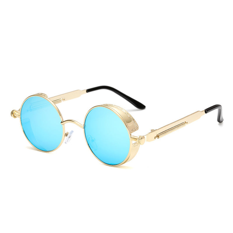 Skorter | Sunglasses Steampunk Round Lens Metal Frame Unisex Glasses