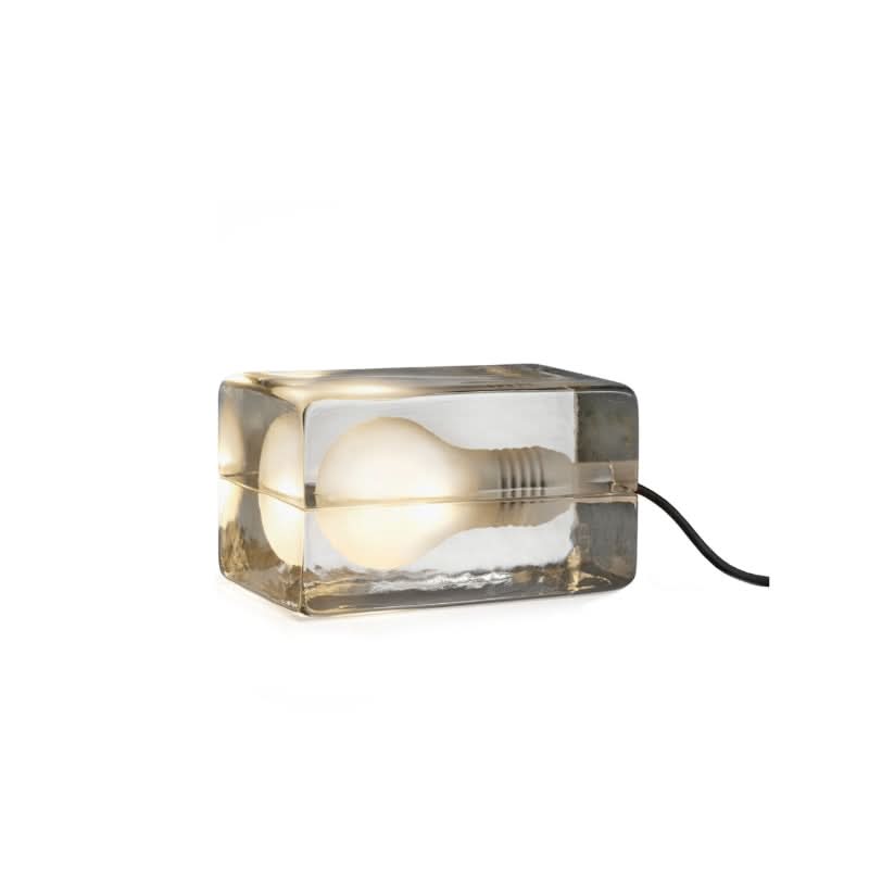 Skorter | Glass Block Table Lamp with G9 Socket