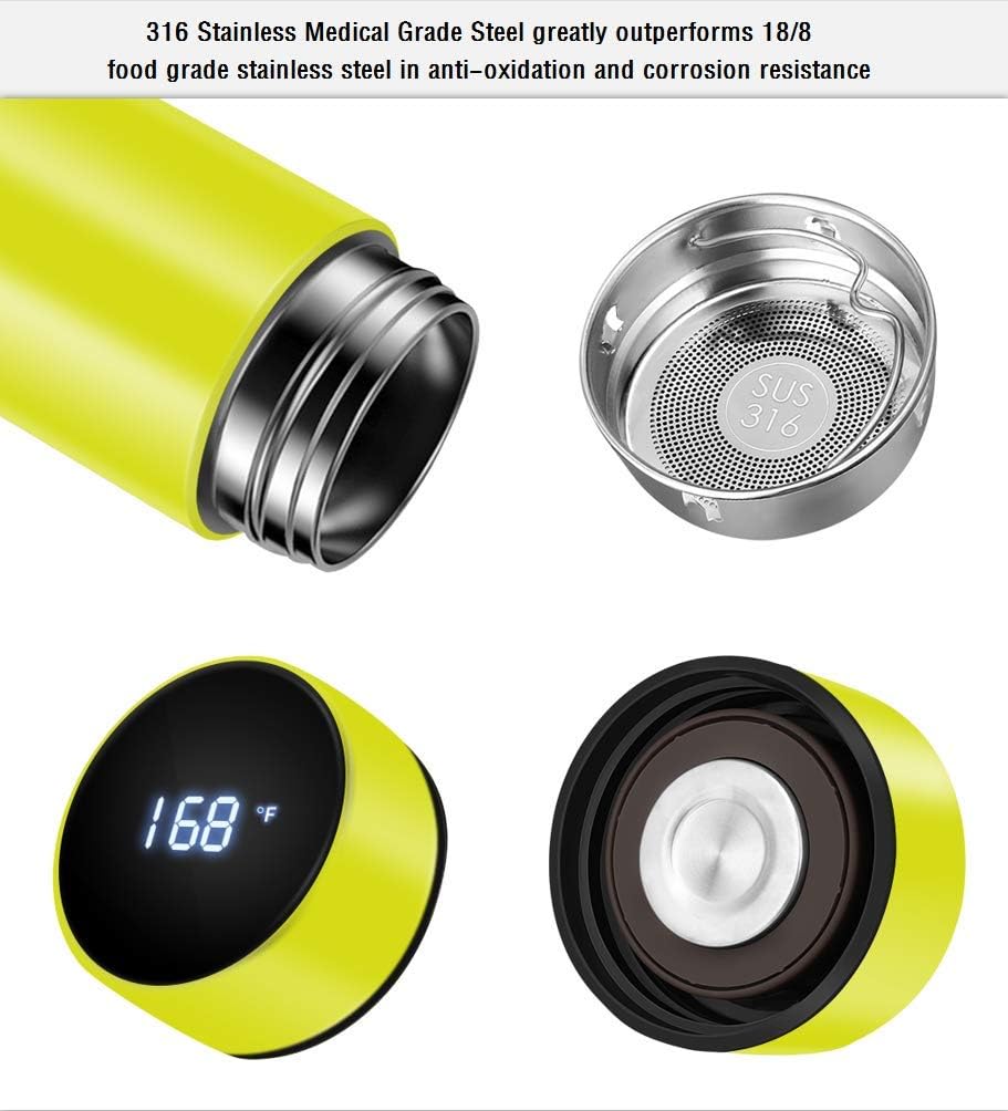 Skorter | Smart Insulated Bottle with LED Temperature Display