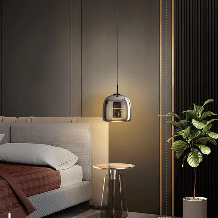 Skorter | Nordic Black Glass Pendant Light with LED