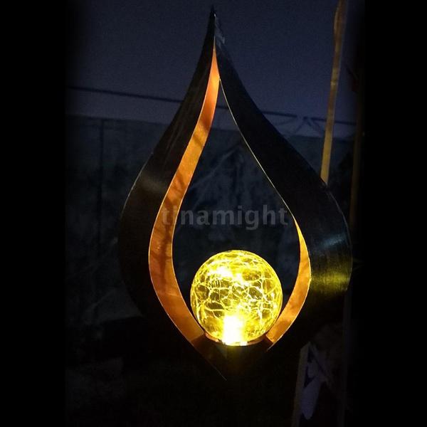 Skorter | Solar Energy LED Simulated Flame Light Lawn Lantern Lamp Waterproof Outdoor Light