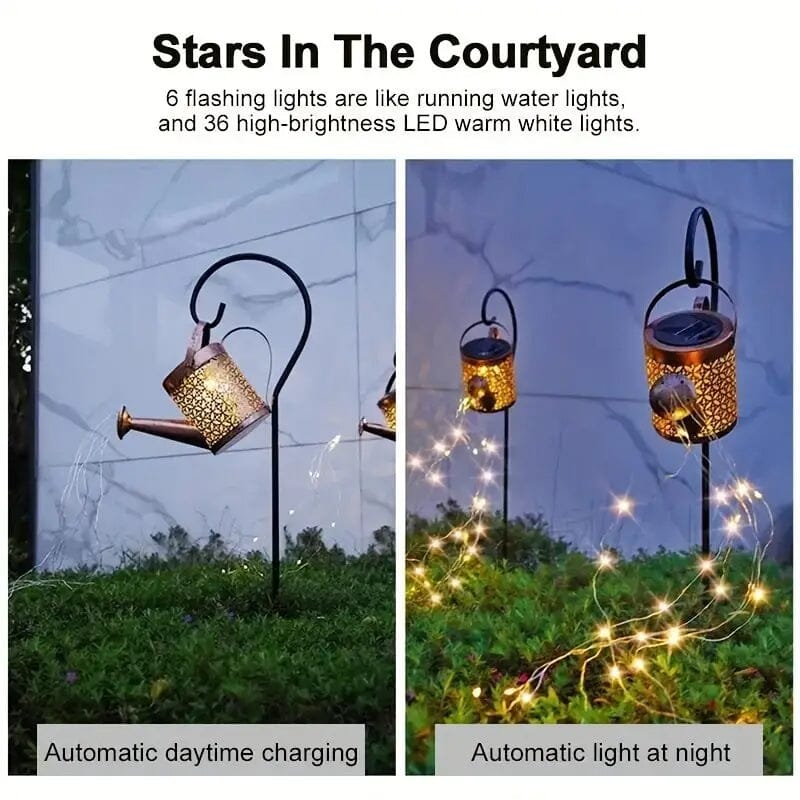 Skorter | Solar LED Watering Can Light Strips