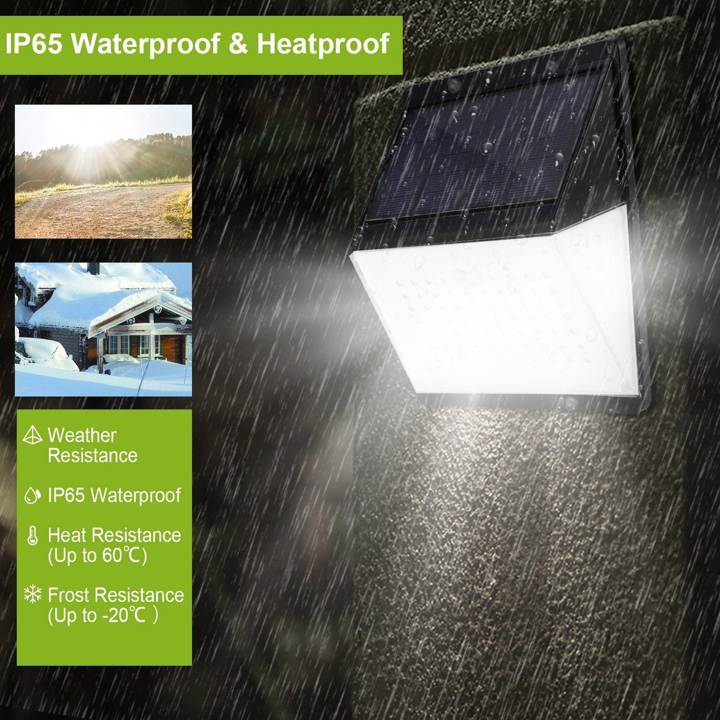 Skorter | Sollys 88 LED Outdoor Wall Lamps