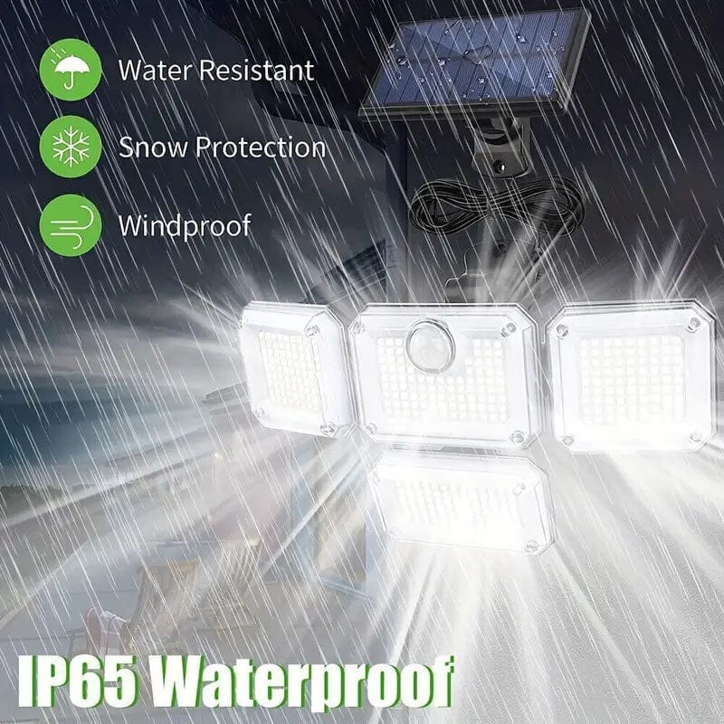 Skorter | Sold outdoor lighting 333 LED lamps with motion sensor 4 heads