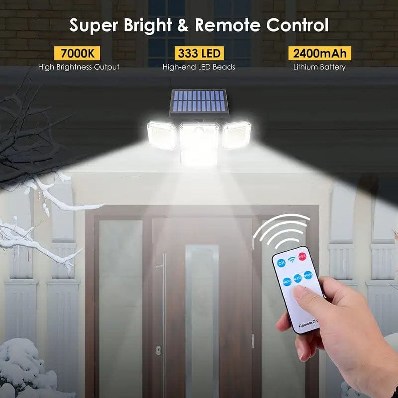 Skorter | Sold outdoor lighting 333 LED lamps with motion sensor 4 heads