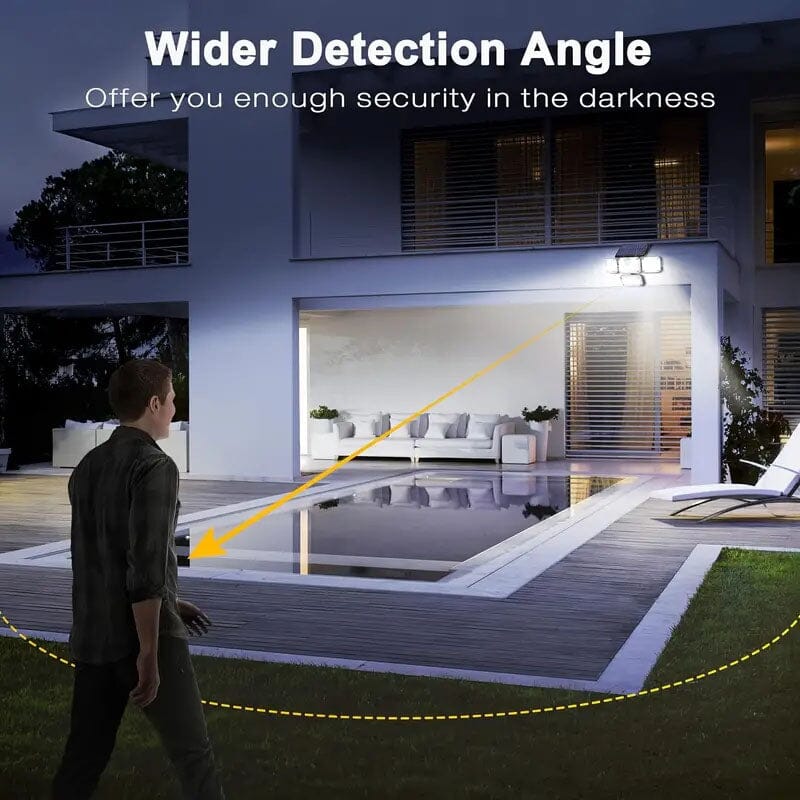 Skorter | Sold outdoor lighting 333 LED lamps with motion sensor 4 heads